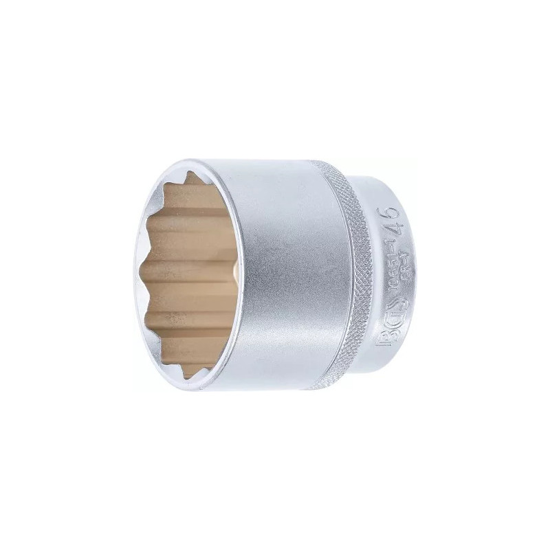 Douille pour clé, douze pans | 12,5 mm (1/2") | 46 mm Douille pour clé, douze pans | 12,5 mm (1/2") | 46 mm