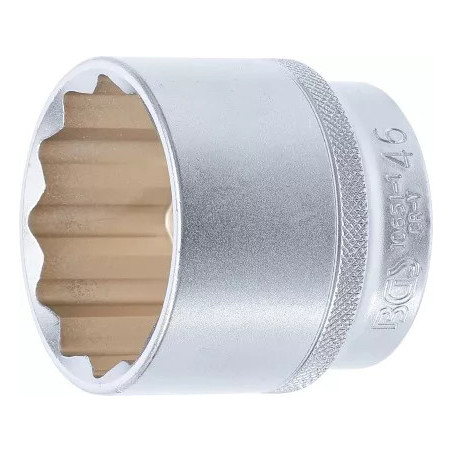 Douille pour clé, douze pans | 12,5 mm (1/2") | 46 mm