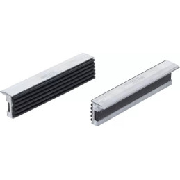 Mors de protection pour étau | aluminium | largeur 125 mm | 2 pièces