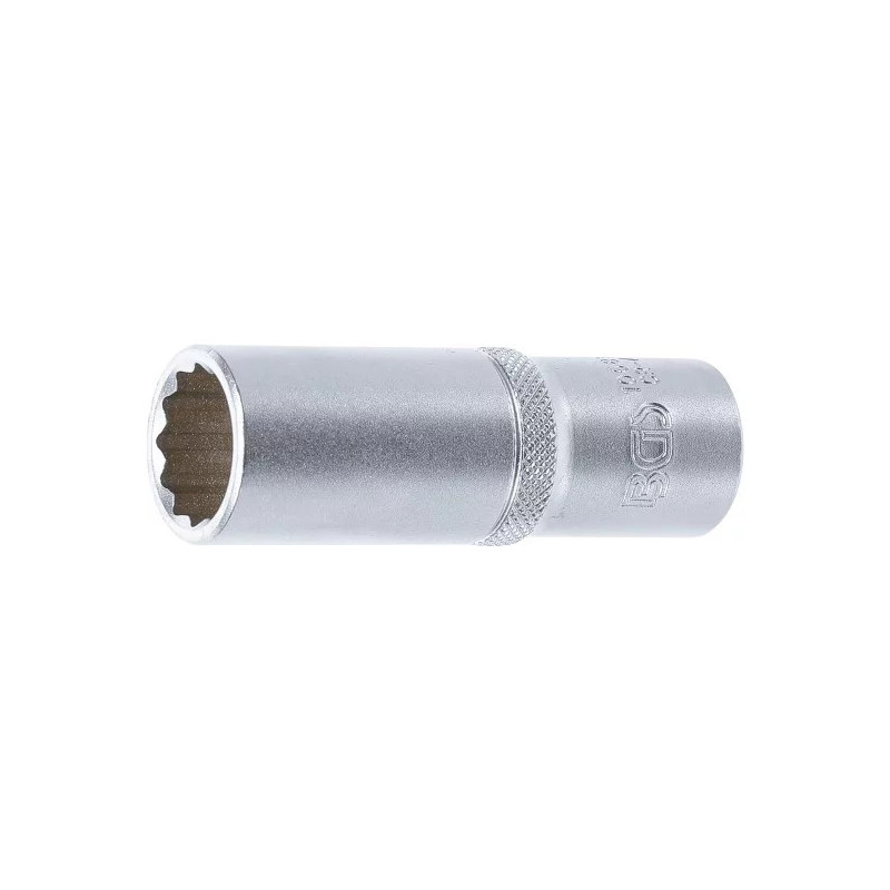 Douille pour clé, douze pans, longue | 12,5 mm (1/2") | 18 mm Douille pour clé, douze pans, longue | 12,5 mm (1/2") | 18 mm