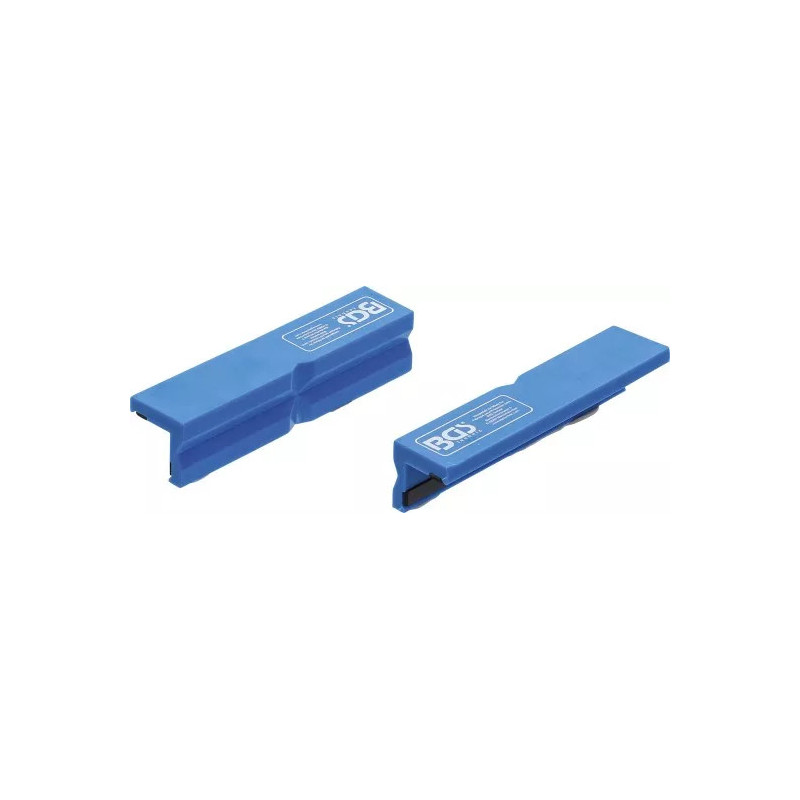 Mors de protection pour étau | matière plastique | largeur 125 mm | 2 pièces Mors de protection pour étau | matière plastique | largeur 125 mm | 2 pièces