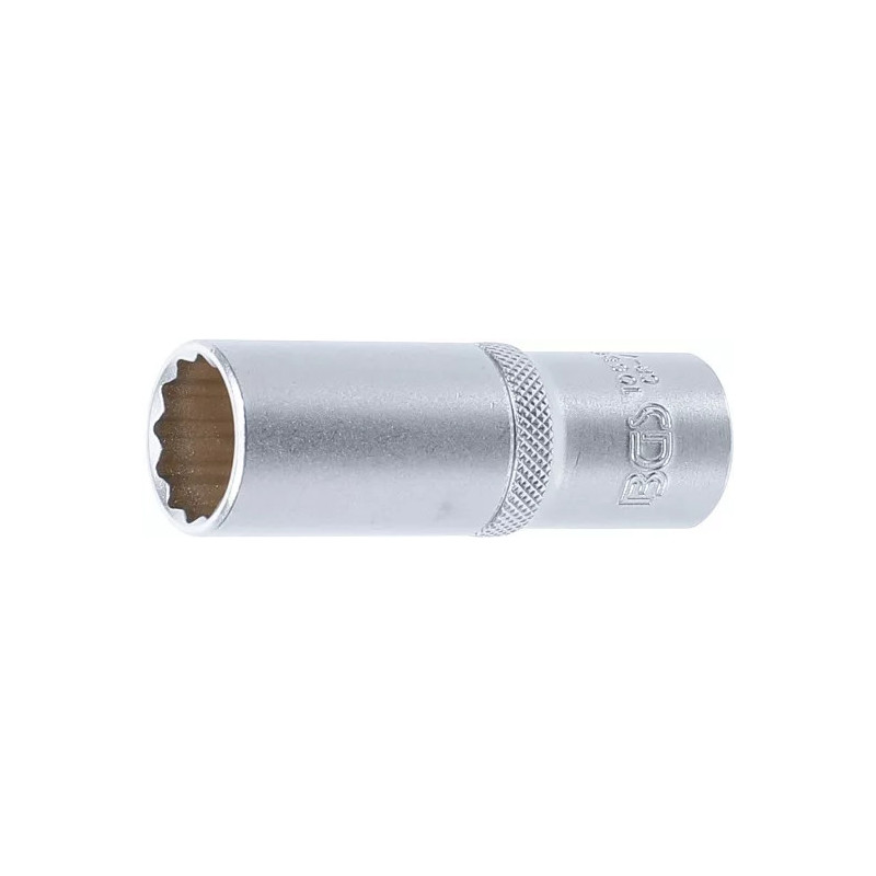Douille pour clé, douze pans, longue | 12,5 mm (1/2") | 19 mm Douille pour clé, douze pans, longue | 12,5 mm (1/2") | 19 mm