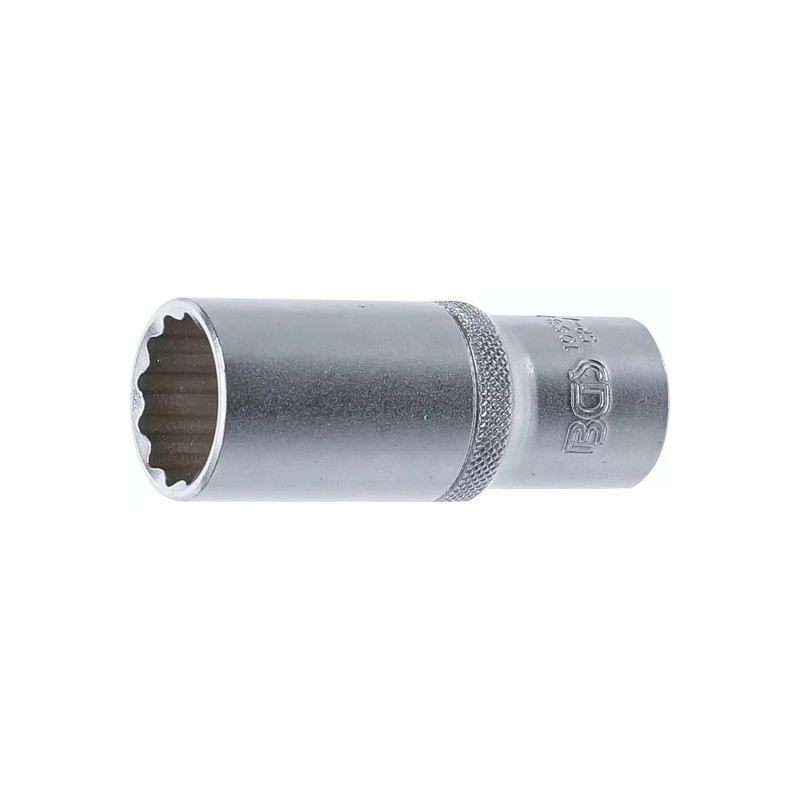 Douille pour clé, douze pans, longue | 12,5 mm (1/2") | 22 mm Douille pour clé, douze pans, longue | 12,5 mm (1/2") | 22 mm