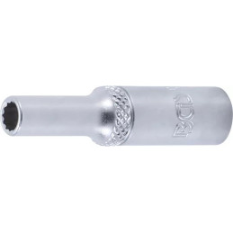 Douille pour clé, douze pans, longue | 6,3 mm (1/4") | 5 mm