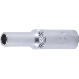 Douille pour clé, douze pans, longue | 6,3 mm (1/4") | 5,5 mm