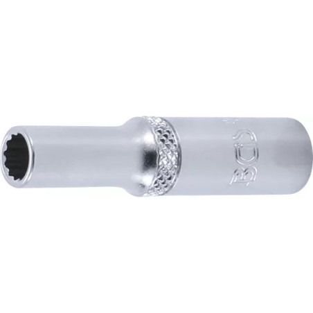 Douille pour clé, douze pans, longue | 6,3 mm (1/4") | 6 mm