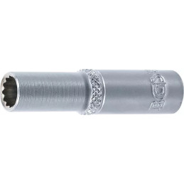 Douille pour clé, douze pans, longue | 6,3 mm (1/4") | 7 mm