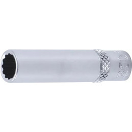 Douille pour clé, douze pans, longue | 6,3 mm (1/4") | 8 mm