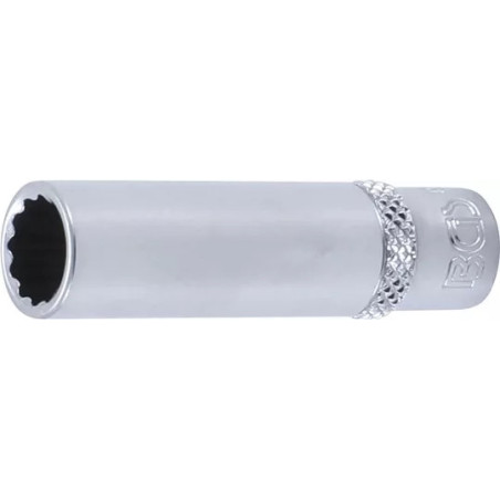 Douille pour clé, douze pans, longue | 6,3 mm (1/4") | 9 mm
