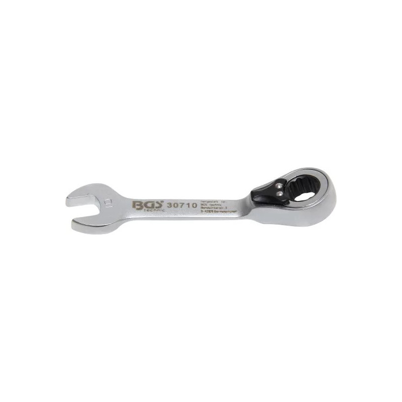 Clé mixte à cliquet | courte | réversible | 10 mm Clé mixte à cliquet | courte | réversible | 10 mm