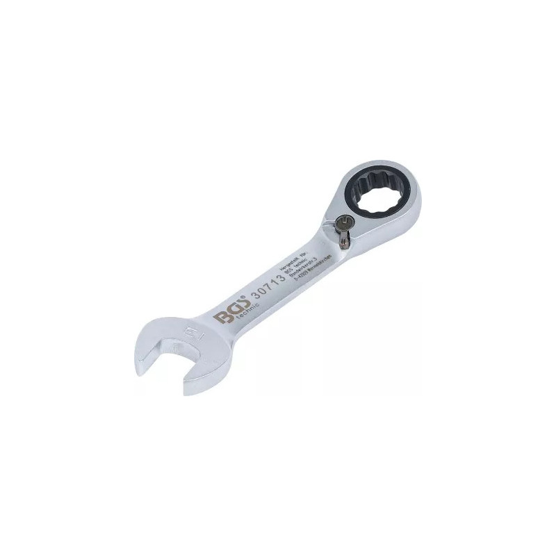 Clé mixte à cliquet | courte | réversible | 13 mm Clé mixte à cliquet | courte | réversible | 13 mm