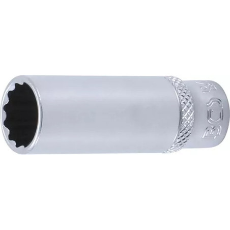 Douille pour clé, douze pans, longue | 6,3 mm (1/4") | 12 mm