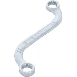 Clé polygonale double en S à œil douze pans | 12 x 13 mm