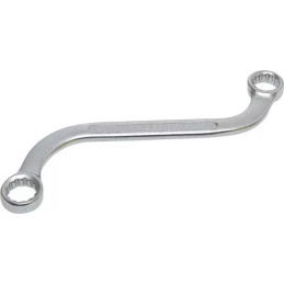 Clé polygonale double en S à œil douze pans | 14 x 15 mm