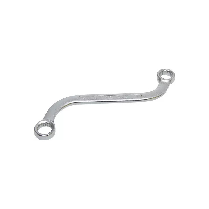 Clé polygonale double en S à œil douze pans | 14 x 15 mm Clé polygonale double en S à œil douze pans | 14 x 15 mm