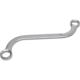Clé polygonale double en S à œil douze pans | 16 x 17 mm