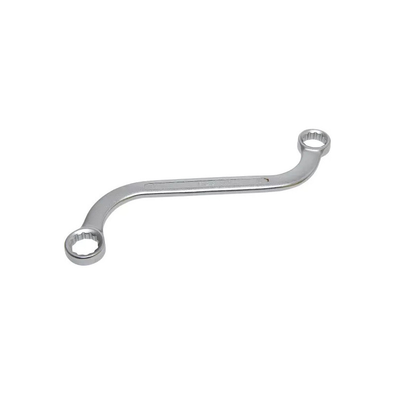 Clé polygonale double en S à œil douze pans | 16 x 17 mm Clé polygonale double en S à œil douze pans | 16 x 17 mm