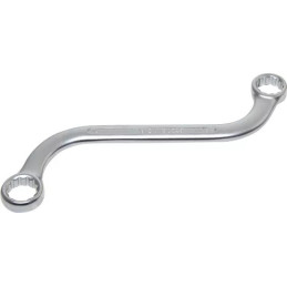 Clé polygonale double en S à œil douze pans | 18 x 19 mm