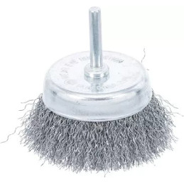 Brosse ronde | réception de goupille 6 mm | Ø 75 mm