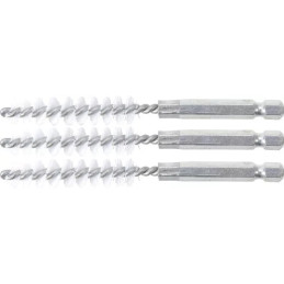 Brosse plate Nylon | 10 mm | 6,3 mm (1/4") | 3 pièces
