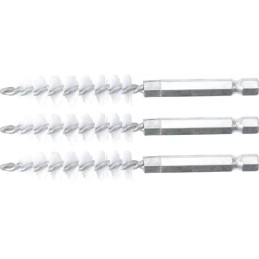Brosse plate Nylon | 12 mm | 6,3 mm (1/4") | 3 pièces