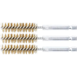 Brosse en laiton | 13 mm | 6,3 mm (1/4") | 3 pièces