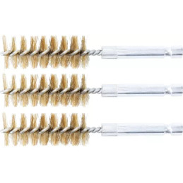 Brosse en laiton | 18 mm | 6,3 mm (1/4") | 3 pièces
