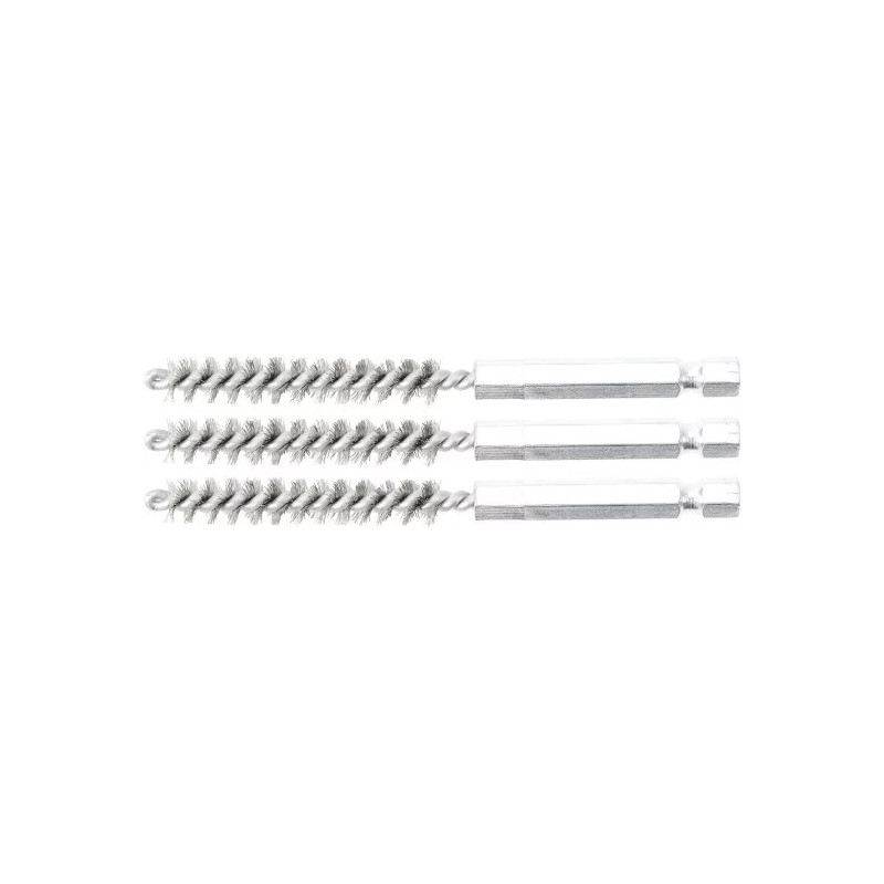 Brosse en acier | 8 mm | 6,3 mm (1/4") | 3 pièces Brosse en acier | 8 mm | 6,3 mm (1/4") | 3 pièces