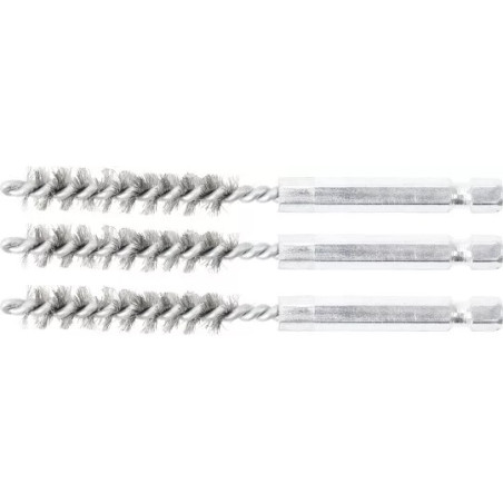 Brosse en acier | 9 mm | 6,3 mm (1/4") | 3 pièces