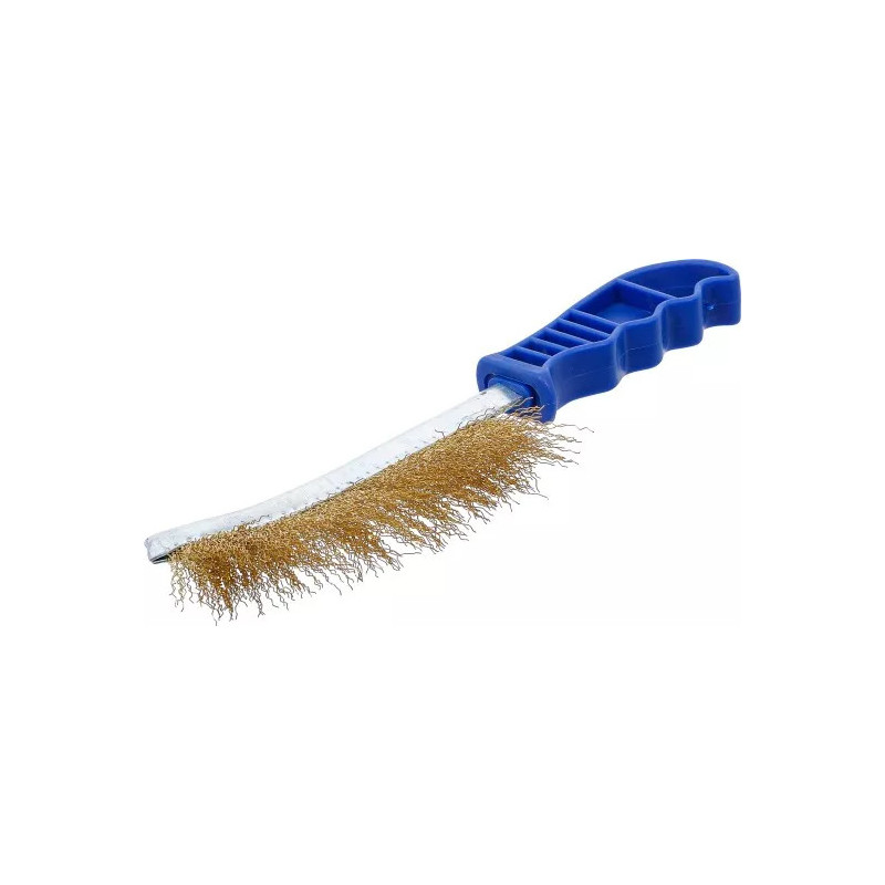Brosse en fil d’acier | laitonnée | 260 mm Brosse en fil d’acier | laitonnée | 260 mm