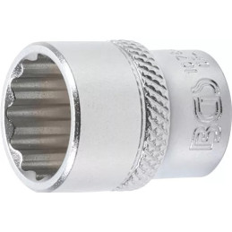 Douille pour clé, douze pans | 6,3 mm (1/4") | 14 mm