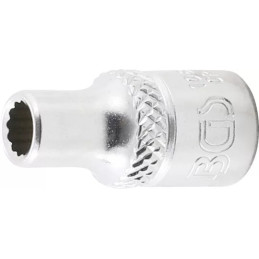Douille pour clé, douze pans | 6,3 mm (1/4") | 3/16"