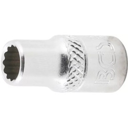 Douille pour clé, douze pans | 6,3 mm (1/4") | 1/4"
