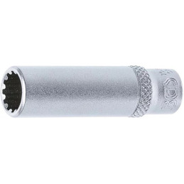 Douille pour clé, Gear Lock, longue | 6,3 mm (1/4") | 9 mm