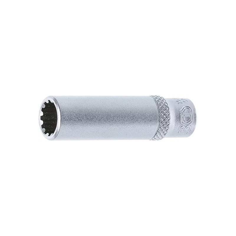 Douille pour clé, Gear Lock, longue | 6,3 mm (1/4") | 9 mm