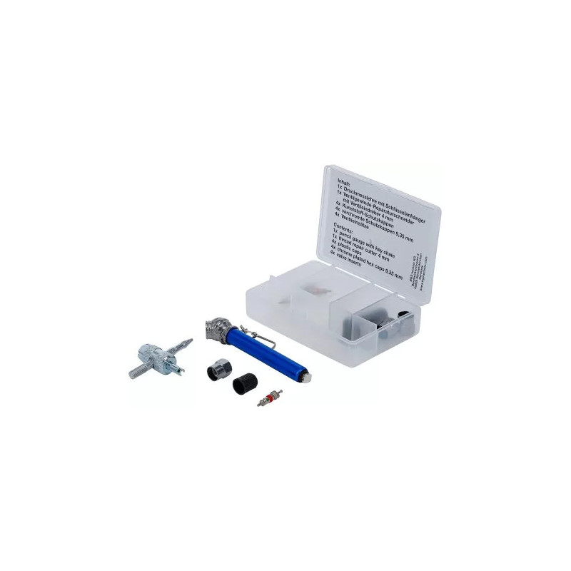 Kit de réparation pour valves de pneus | 14 pièces Kit de réparation pour valves de pneus | 14 pièces