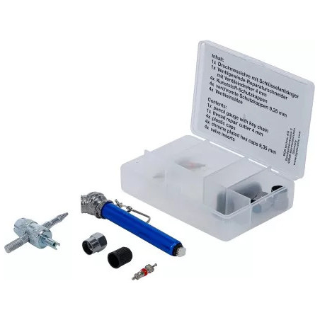 Kit de réparation pour valves de pneus | 14 pièces