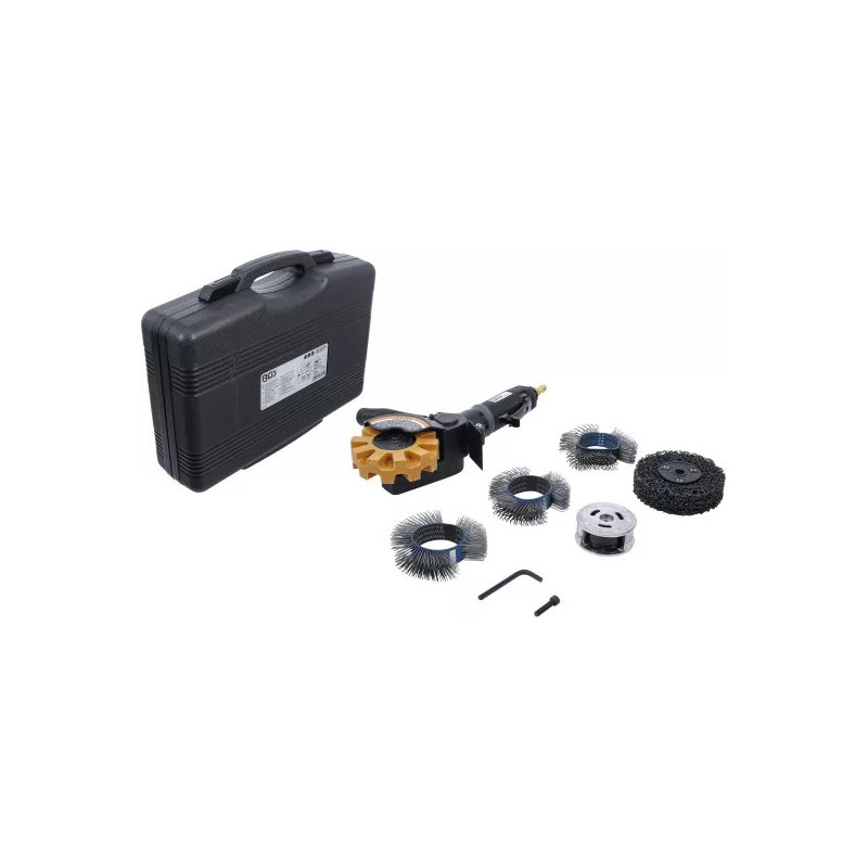 Coffret de ponceuse/polisseuse pneumatique et jeu d’accessoires Coffret de ponceuse/polisseuse pneumatique et jeu d’accessoires