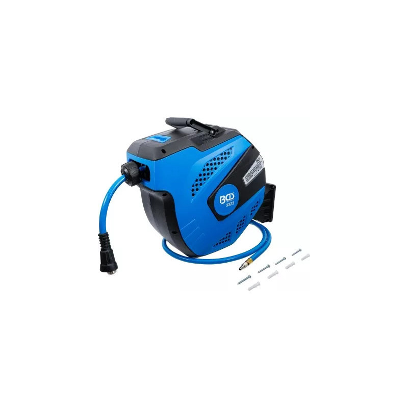 Enrouleur air mural | automatique | 12 m + 2 m