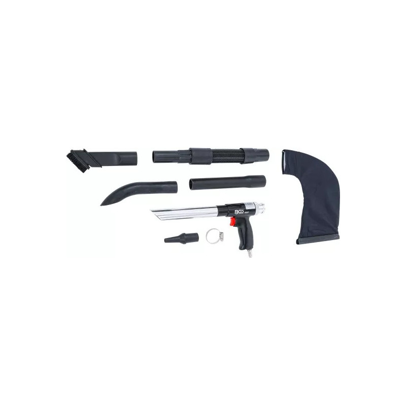 Pistolet à air comprimé aspirant et soufflant | réversible | 8 pièces Pistolet à air comprimé aspirant et soufflant | réversible | 8 pièces