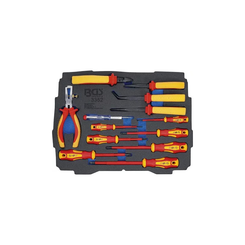 Insert pour Art. BOXSYS1 & 2 : Jeu de pinces / tournevis d’électricien VDE | 13 pièces Insert pour Art. BOXSYS1 & 2 : Jeu de pinces / tournevis d’électricien VDE | 13 pièces