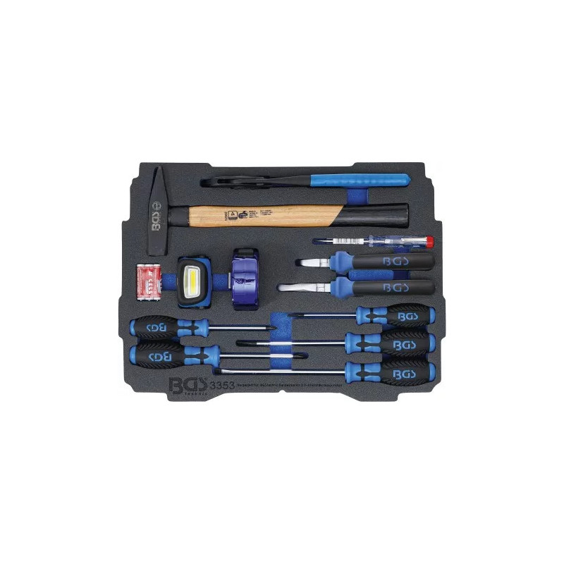 Insert pour Art. BOXSYS1 & 2 : Jeu de marteaux, de pinces, de tournevis | 12 pièces Insert pour Art. BOXSYS1 & 2 : Jeu de marteaux, de pinces, de tournevis | 12 pièces