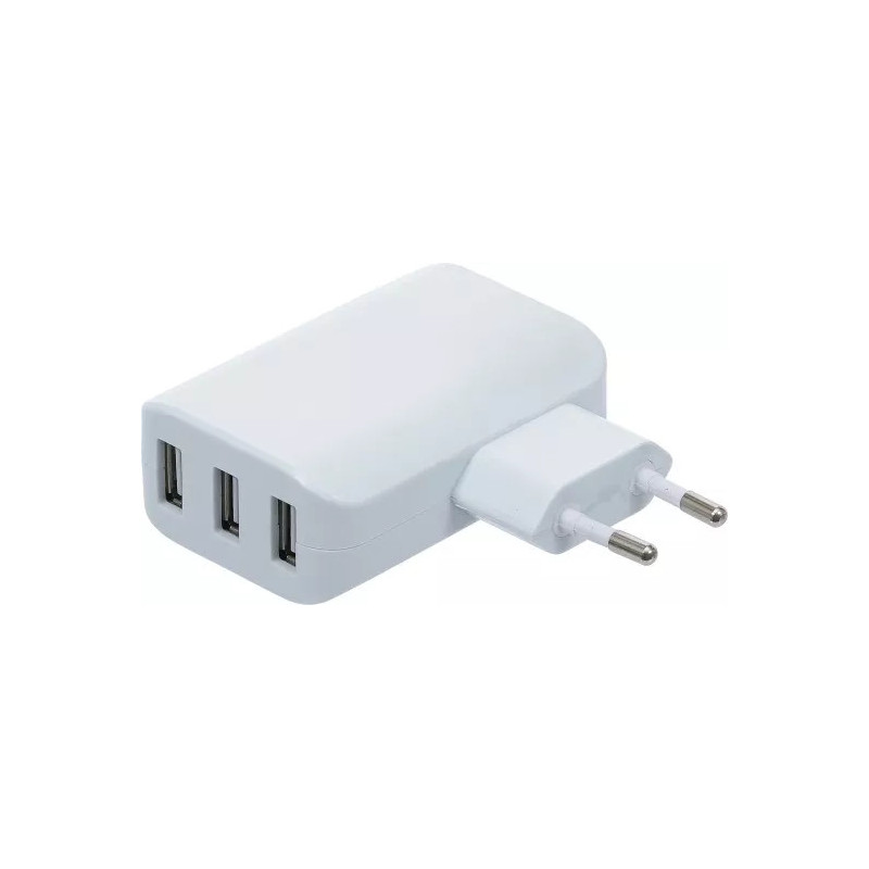 Chargeur USB universel | 3 ports USB | total maxi. 3,4 A, maxi. 2,4 A / USB | 110 - 240 V
