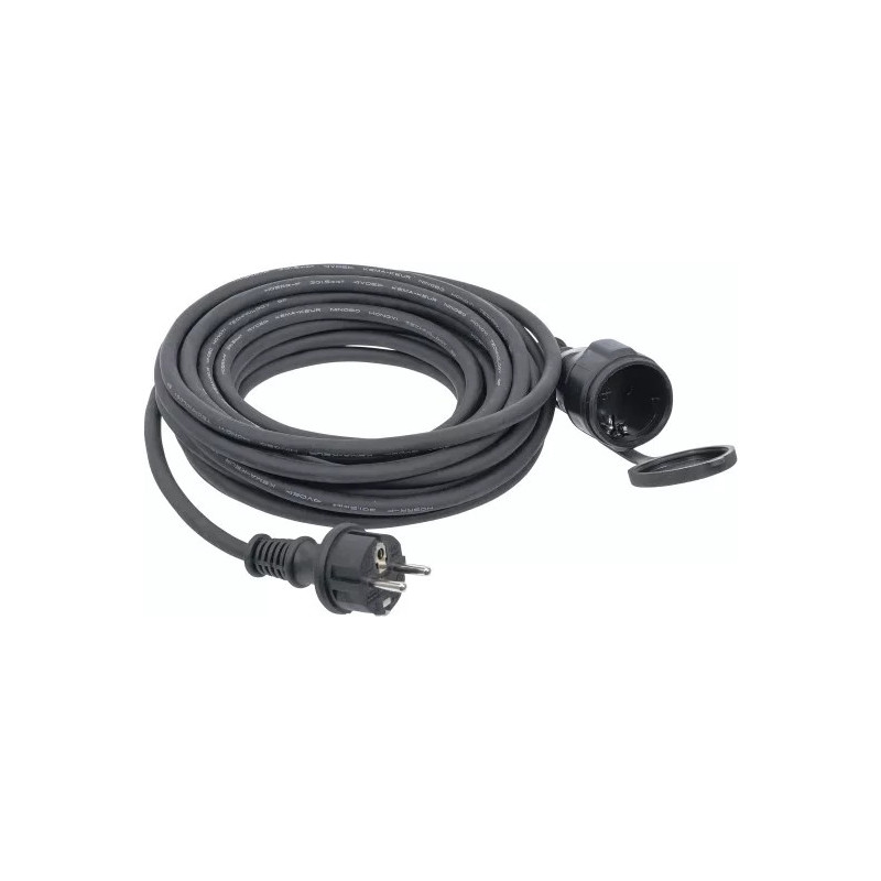 Câble de rallonge | 20 m | 3 x 1,5 mm² | IP 44