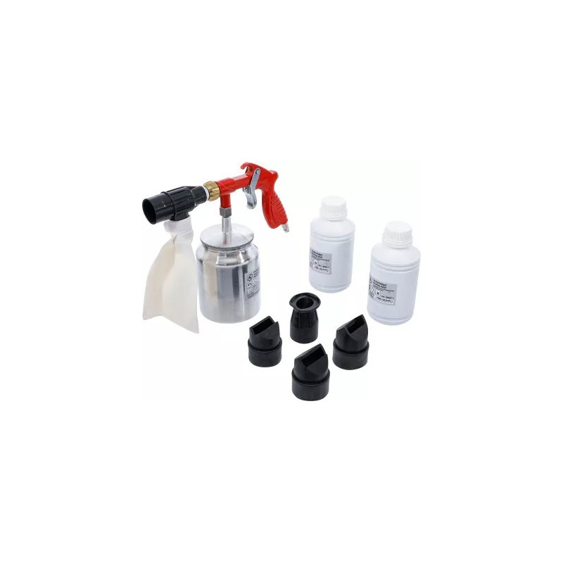 Pistolet pneumatique de sablage y compris accessoires Pistolet pneumatique de sablage y compris accessoires