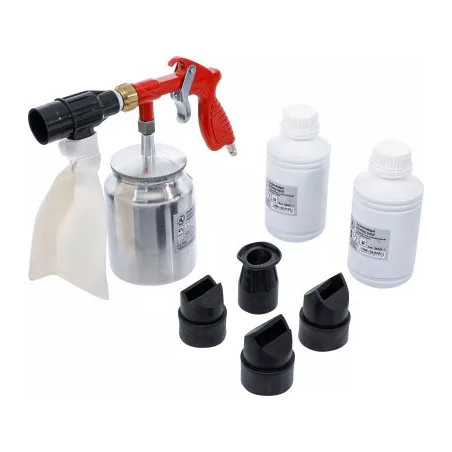Pistolet pneumatique de sablage y compris accessoires